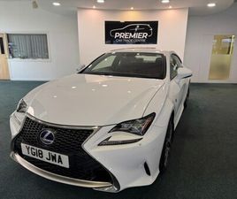 LEXUS RC 2018 300H 2.5 FSPORT 2DR CVT