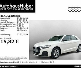 AUDI A1 SPORTBACK 30 TFSI S TRONIC