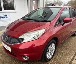 NISSAN NOTE 2014 NISSAN NOTE 1.2 ACENTA 5DR MPV PETROL MANUAL