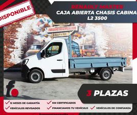 RENAULT MASTER CAJA ABIERTA CB. BLUE DCI L2 3500 T 99KW