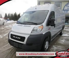 2020 RAM PROMASTER CARGO VAN 1-TON 3500-SERIES 2 PASSENGER 3.6L