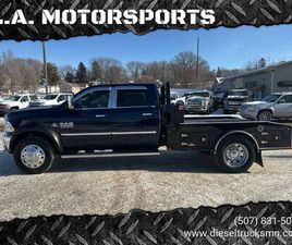 2018 RAM 5500 LARAMIE CREW CAB HAULER BED 6.7L DIESEL CUMMINS