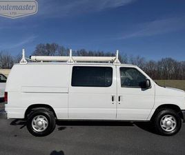 FORD CARGO 2014 FORD E-250 CARGO VAN, LADDER RACK, BINS, 95K MILES