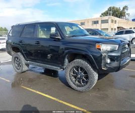 TOYOTA 4RUNNER 4.0L V-6 DOHC, VVT, 270HP 4X4 DRIVE