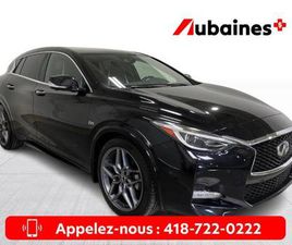 2017 INFINITI QX30 MAGS DEMI-CUIR TOIT VITRÉ GPS SIÈGES CHAUFFANTS CA