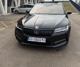 ŠKODA SUPERB 2,0 TDI DSG SPORTLINE PANORAMA VIRTUAL MATRIX KUKA, 2021 GOD.