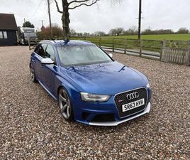2013 AUDI RS4 4.2 FSI QUATTRO 5DR S TRONIC ESTATE PETROL AUTOMATIC