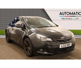 VAUXHALL ASTRA GTC 2012 VAUXHALL ASTRA 1.4T SRI COUPE 3DR PETROL AUTO EURO 5 (140 PS) PETROL