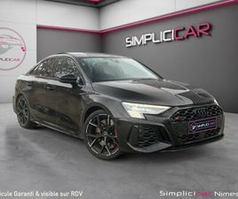 AUDI RS3 BERLINE 2.5 TFSI 400 S TRONIC 7 QUATTRO - BANGOLUFSEN - TOIT OUVRANT - SIÈGES CHAUFFANTS À MÉMOIRE - GARANTIE 12 MOIS