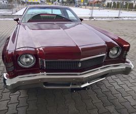 CHEVROLET MONTE CARLO CHEVY MONTE CARLO 1973