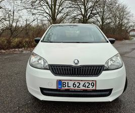 SKODA CITIGO BRUGT SKODA CITIGO 1,0 MPI ACTIVE 60HK 3D TIL SALG