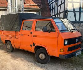 VOLKSWAGEN COMBI T3 DOKA VOLKSWAGEN VW T3 DOKA LKW MIT LADEKRAN & NEUEM MOTOR