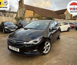 VAUXHALL ASTRA 1.4I TURBO SRI EURO 6 5DR