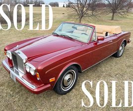 1985 ROLLS-ROYCE CORNICHE CONVERTIBLE