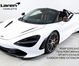 2020 MCLAREN 720S SPIDER PERFORMANCE