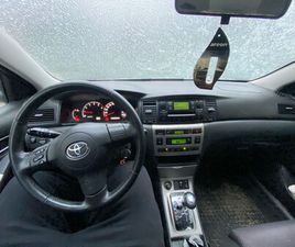 TOYOTA COROLLA E120 TOYOTA COROLLA AN. 2007