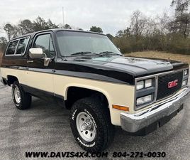 1989 GMC JIMMY K5 BLAZER SQUAREBODY 4X4 SUV