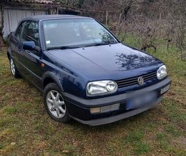 VOLKSWAGEN GOLF CABRIOLET GOLF 3 CABRIOLET (13400 DE FACTURES )
