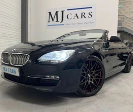 BMW SERIE 6 CABRIOLET 650 BMW SÉRIE 6 CABRIOLET (F12) 650I 4.4I V8 407CH LUXURY BVA8 / HUD / SIÈGES CHAUFFANTS / OPTIONS +++ H