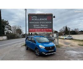 DACIA LODGY STEPWAY 1,5 DCI 115 CH 7 PLACES GPS, CAMÉRA, BLUETOOTH, RADAR, 7 PLACES, 1 ER MAIL, GTIE RÉVISÉE