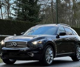 INFINITI FX 30D SPORT PREMIUM BLACK AND WHITE