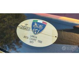 LANCIA BETA COUPÉ 1.300 (ASI TARGA ORO) STUPENDA