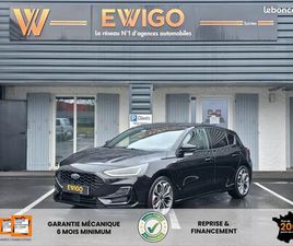 FORD FOCUS 1.0 FLEXIFUEL 125 HYBRID MHEV ST-LINE X PHASE 2 / ETAT PROCHE DU NEUF PACK HIVER ENTRETIEN FORD