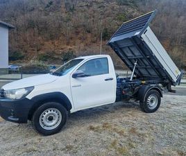 HILUX 2.4D-4D COMFORT SINGLE CAB 4X4 - AUMENTO DEL CARICO UTILE FINO A KG. 1200 CON CERTIFICATO DTC - GANCIO DI TRAINO KG. 3500