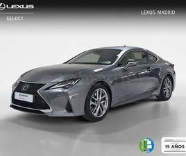 LEXUS RC VEHÍCULO DE SUBSTITUCIÓN
