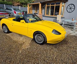 FIAT BARCHETTA 1997 (P) 1.8 16V CONVERTIBLE 2DR PETROL MANUAL (LHD) 130 BHP)