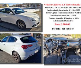 GIULIETTA 1.4 TURBO BENZINA GPL DISTINCTIVE