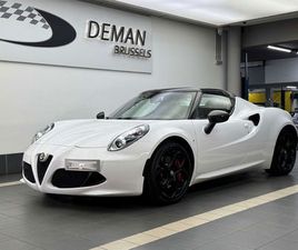 ALFA ROMEO 4C SPIDER * PACK CUIR * ÉCHAPPEMENTS SPORT * PTS