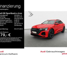 AUDI Q8 SPORTBACK E-TRON 55 AUDI Q8 SPORTBACK E-TRON, Q8 SPORTBACK E-TRON S LINE 55 QUATTRO*PANO*B&O*HUD*