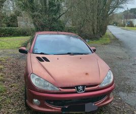PEUGEOT 206 C 1.6 ESSENCE - CT OK (JANVIER 2026) - PRÊTE A ROULER