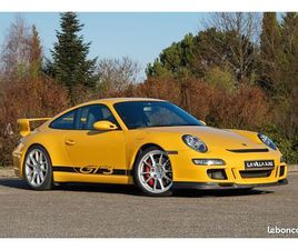 PORSCHE 997.1 GT3 JAUNE SPEED INTÉRIEUR CUIR / ALCANTARA NOIR VERSION
