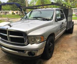 DODGE RAM 3500 2003 DODGE RAM 3500 DUAL REAR WHEELS UTILITY BED