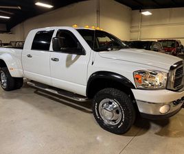 2008 DODGE RAM 3500 SLT MEGA 4X4 G56 6SPD 6.7L CUMMINS TURBO DIESEL
