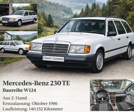 MERCEDES CLASSE E BREAK 230 TE MERCEDES BENZ 230 TE AUS 2. HAND W124