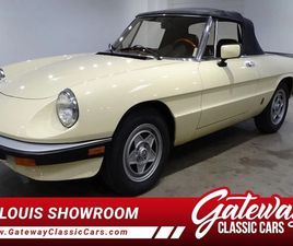 ALFA ROMEO SPIDER DUETTO 1984 ALFA ROMEO SPIDER CONVERTIBLE