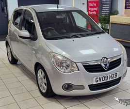 2009 VAUXHALL AGILA 1.2 16V DESIGN 5DR HATCHBACK PETROL MANUAL
