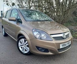 2014 VAUXHALL ZAFIRA 1.7 CDTI ECOFLEX DESIGN NAV [110] 5DR MPV DIESEL MANUAL