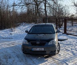 TOYOTA COROLLA E120 TOYOTA COROLLA AN. 2003