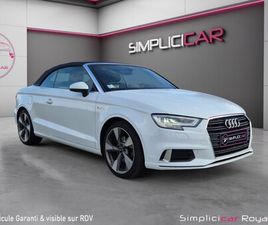 AUDI A3 CABRIOLET 2.0 TDI 150 CH S TRONIC 6 RAPPORTS S LINE / ENTRETIEN À JOUR / GARANTIE 12 MOIS