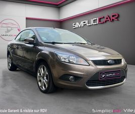 FORD FOCUS COUPE CABRIOLET C 2.0 - 145 TITANIUM, SIÈGES CHAUFFANTS, INTÉRIEURE CUIRE, GARANTIE 12 MOIS.