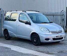 TOYOTA YARIS VERSO 2006 TOYOTA YARIS VERSO 1.3 VVTI T3 5DR AUTO MPV PETROL AUTOMATIC