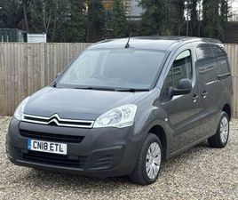 CITROEN BERLINGO VAN 2018 CITROEN BERLINGO 1.6 BLUEHDI 850 ENTERPRISE PANEL VAN 5DR DIESEL MANUAL L1 (112 G/KM, 100 BH...