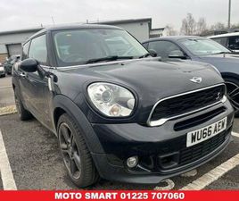MINI PACEMAN COOPER S 2016 66 MINI COOPER 1.6 COOPER S SUV 3DR PETROL MANUAL ALL4 EURO 5 (S/S) (184 PS