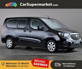 VAUXHALL COMBO 1.5 TURBO D SE XL MPV EURO 6 (START/STOP) 5DR (7 SEAT)