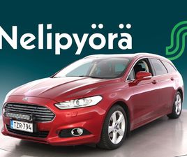 FORD MONDEO 1,5 ECOBOOST 160 A TITANIUM WAGON - | SUOMI-AUTO | VAKIONOPEUDENSÄÄDIN | VETOKOUKKU | MOOTTORILÄMMITIN | KAISTAVAHTI |