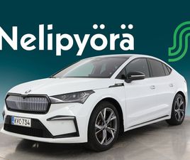 SKODA ENYAQ COUPE 80X 4X4 SPORTLINE IV - MERKKIHUOLLETTU | VETOKOUKKU | MATRIX LED | CANTON SOUND | CRYSTAL FACE - S-ETUKORTILLA BONUSTA! |